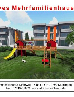 4 Zi. EG mit Terrasse ca. 107 m²-Wohnung 1-Kirchweg 18-79780 Stühlingen - Stühlingen