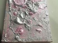 Pinklady Bild Acryl in Pink und Silber. - Hamburg