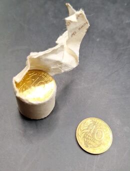 Frankreich, 10 Centine Francs, 1986 ca. 9 Stück noch gerollt Unzirkuliert - Essen