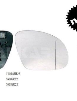SPIEGELGLAS RECHTS MIT HALT BEHEIZT KONVEX VW TIGUAN 5N 5N0857521 - Dortmund Wickede