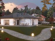 Moderner 120 m² Bungalow in Massivbauweise inklusive 590 m² Grundstück im Baugebiet Großobringen - Nohra (Landkreis Weimarer Land)