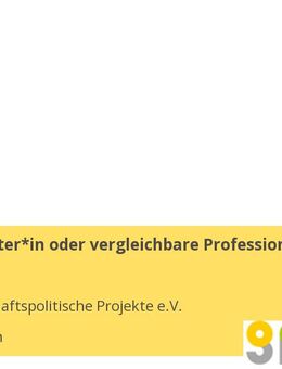 Sozialarbeiter*in oder vergleichbare Profession (m/w/d) - München