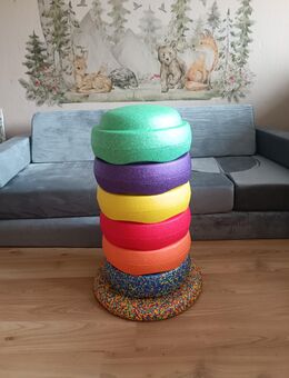 Balancier- und Stapelsteine mit Balanceboard - Set 1 - Garbsen
