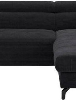 COTTA Ecksofa Aura L-Form, B: 260 cm, mit Bettfunktion, Bettkasten & Kopfteilverstellung