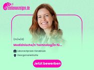 Medizinische/n Technolog/in für Laboratoriumsanalytik (m/w/d) für unsere Molekularbiologie - Georgsmarienhütte