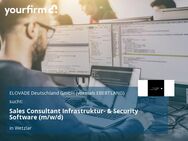 Sales Consultant Infrastruktur- & Security Software (m/w/d) - Wetzlar