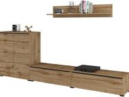 INOSIGN Wohnwand Tana, Breite 260 cm, moderne Anbauwand, (3-St), Mediawand (Set, 3-St), Lowboard, Wandregal, Kommode