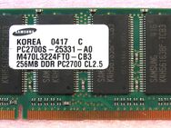 Samsung - 256MB DDR RAM - M470L3224FT0-CB3 - 200-pin SO-DIMM PC-2700S - Biebesheim (Rhein)
