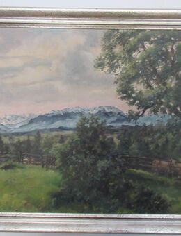 Ölgemälde Bayerisches Voralpenland - München