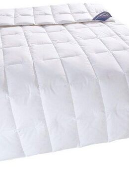 Excellent Daunenbettdecke VENEDIG, Bettdecken für Sommer und Winter, Decke, Füllung: 90% Daunen, 10% Federn, Bezug: 100% Baumwolle, Bettdecke 135x200 cm, 155x220cm und weitere Größen, Made in Germany