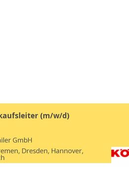 Gebietsverkaufsleiter (m/w/d) - Berlin