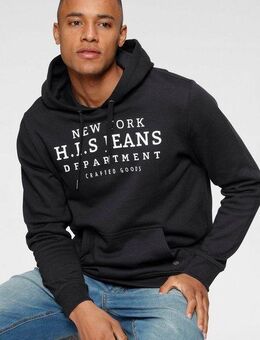 H.I.S Kapuzensweatshirt mit Print und Badge, Kapuze, für sportliche Outfits