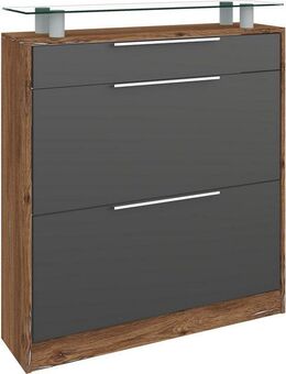 borchardt Möbel Schuhschrank Oliva Breite 89 cm, stehend, mit 2 Doppeltrommeln und 1 Schubkasten