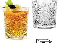 LIBBEY Tumbler-Glas Libbey Trinkglas 12er Set -HOBSTAR-, Glas, 355 ml, hochwertig verarbeitet, in eleganter Vintage-Optik