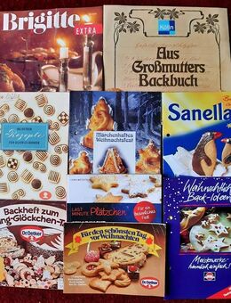 Brigitte Extra Ausgabe, Back Rezepthefte, GU Büchlein..alles zu dem Thema: Plätzchen und Kuchenbacken, - Niederfischbach