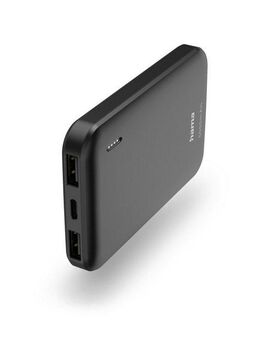 Hama Powerbank 5000mAh, 1x USB-C, 2x USB-A, Anthrazit, akkuschonend Laden Powerbank 5000 mAh