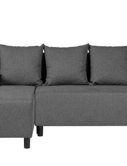 INOSIGN Ecksofa IWALANI, Schlafsofa mit Bettkasten, Recamiere beidseitig montierbar, L-Form, B/T/H 199/135/83 cm, Struktur weich & Velvet