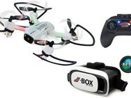 Jamara RC-Quadrocopter Angle 120 VR Wide Angle Drone Altitude HD FPV Wifi, mit LED-Licht