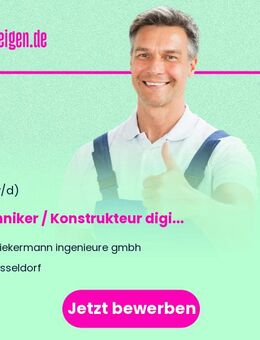 Techniker / Konstrukteur (m/w/d) digitale Planung & 3D-Modellierung Wasserwirtschaft - Düsseldorf