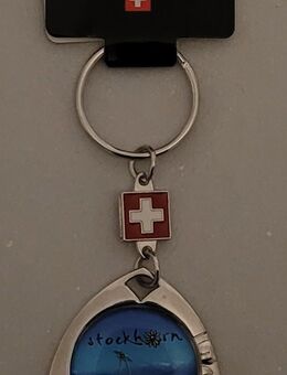 Schlüssrlanhänger 'SWITZERLAND' "STOCKHORN" BERGE SEEN. NEU - Völklingen Zentrum