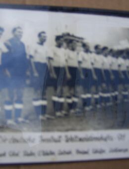 Einrahmung Fußball- WM 1954 u.Länderkampk Deutschland England 1938 - Kirchenlamitz