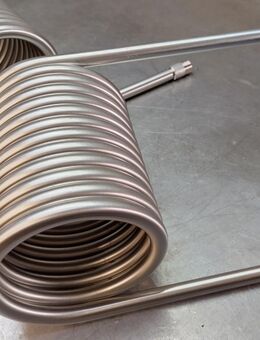 Edelstahl Spirale Edelstahlspirale Kühlspirale Inox Wärmetauscher Ø 15 cm - 6 Meter - Wietmarschen