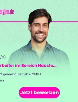Mitarbeiter (m/w/d) im Bereich Haustechnik und Instandhaltung - Bonn