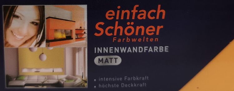 Wilkens einfach Schöner Innenwandfarbe Lebendig Orange, 1 l - Gelsenkirchen