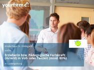 Erzieherin bzw. Pädagogische Fachkraft (m/w/d) in Voll- oder Teilzeit (mind. 80%) - Ludwigsburg