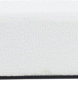SalesFever Polsterhocker, mit Design-Gestell aus schwarzem Metall
