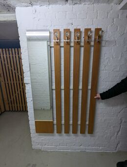 Mid-Century Garderobe mit Spiegel, ein Designklassiker der 60er Jahre - Ginsheim-Gustavsburg