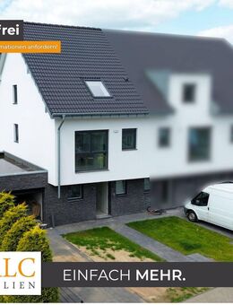 Modernes Neubau-Einfamilienhaus mit Garage, Stellplatz, großer Terrasse und Garten - Grevenbroich