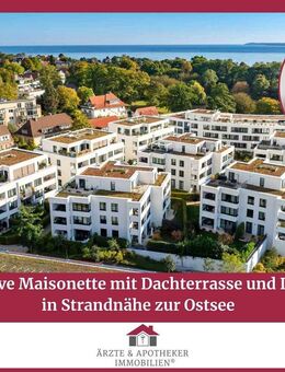 Exklusive Maisonette mit Dachterrasse und Loggia in Strandnähe zur Ostsee - Lübeck