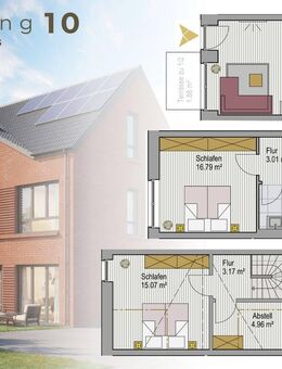 LOHNE || Provisionsfrei: Großzügige 3-Zimmer-Triplex mit Terrasse - KfW-/QNG-Förderung möglich - Lohne (Oldenburg)