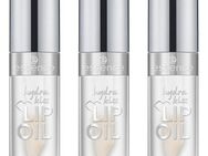 Essence Lipgloss hydra kiss LIP OIL, 3-tlg., Transparente und pflegende Textur, glänzendes Finish, vegan.