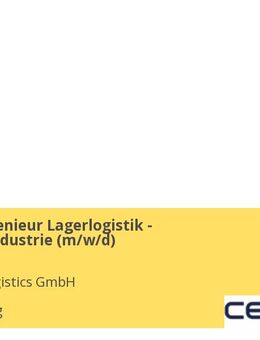 Prozessingenieur Lagerlogistik - Luftfahrtindustrie (m/w/d) - Hamburg