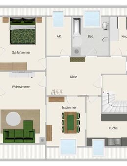 Vermietete 4-Zimmer-Eigentumswohnung in Breitengüßbach für Kapitalanleger - Breitengüßbach