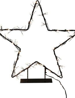 AM Design LED Stern, LED fest integriert, Warmweiß, Weihnachtsstern, Weihnachtsdeko aussen