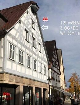 Möblierte DG Wohnung mit Lift im 3.OG im Herzen von Lauf/Pegn. - Lauf (Pegnitz)