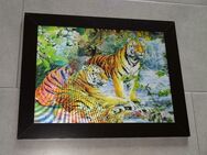 3-D Wandbild in dekorativem Rahmen zu verkaufen "Tiger" - Walsrode