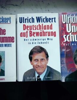 4 Bücher von Ulrich Wickert zusammen 3,- Essays Werte Deutschland Paris Frankreich, 3 Hoffmann und Campe Hardcover+1 Heyne Taschenbuch - Flensburg