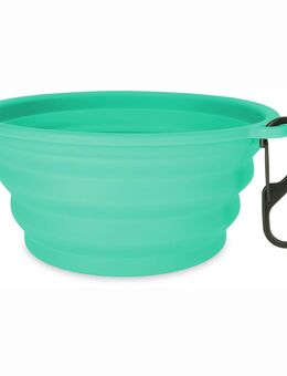 TIAKI Silikon Reisenapf, türkis - 750 ml, Ø 15 x H 7 cm