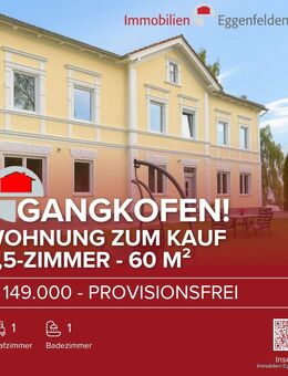 Gangkofen! Kernsanierte 2 Zimmerwohnung mit historischem Charme (211015) - Gangkofen