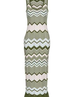 Laura Scott Strickkleid in modischem Zickzack-Muster