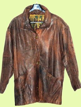 Ausgefallene Damen Leder Jacke Gr. 42 Antikleder Lederjacke MADDOX - Werne