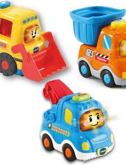 Vtech® Spielzeug-Auto Tut Tut Baby Flitzer - 3er Set Baustellenfahrzeuge, (Set)