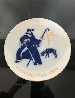 KPM Weihnachtsteller 1980 - Flensburg