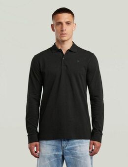 G-STAR Poloshirt Dunda Slim Polo langärmlig, mit Logo