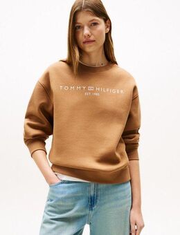 Tommy Hilfiger Sweatshirt MDRN REG CORP LOGO C-NK SWTSHRT mit Logoschriftzug