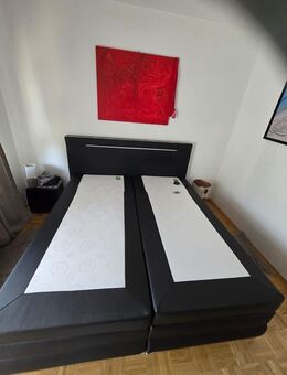 Boxspringbett mit Bettkasten und Matratze ohne Topper - Frankfurt (Main)